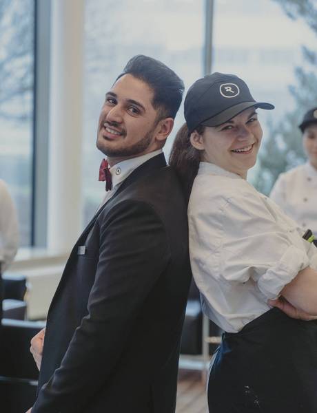 Apprentices in gastronomy at the Reduce health resort in Bad Tatzmannsdorf