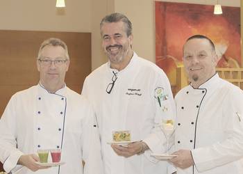 Chefs of the Reduce health resort with Siegfried Kröpfl