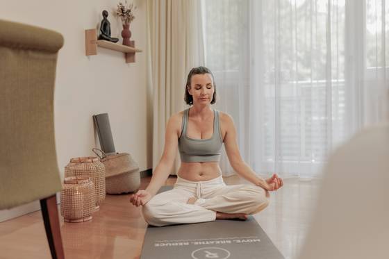 Yoga in the Yoga Room