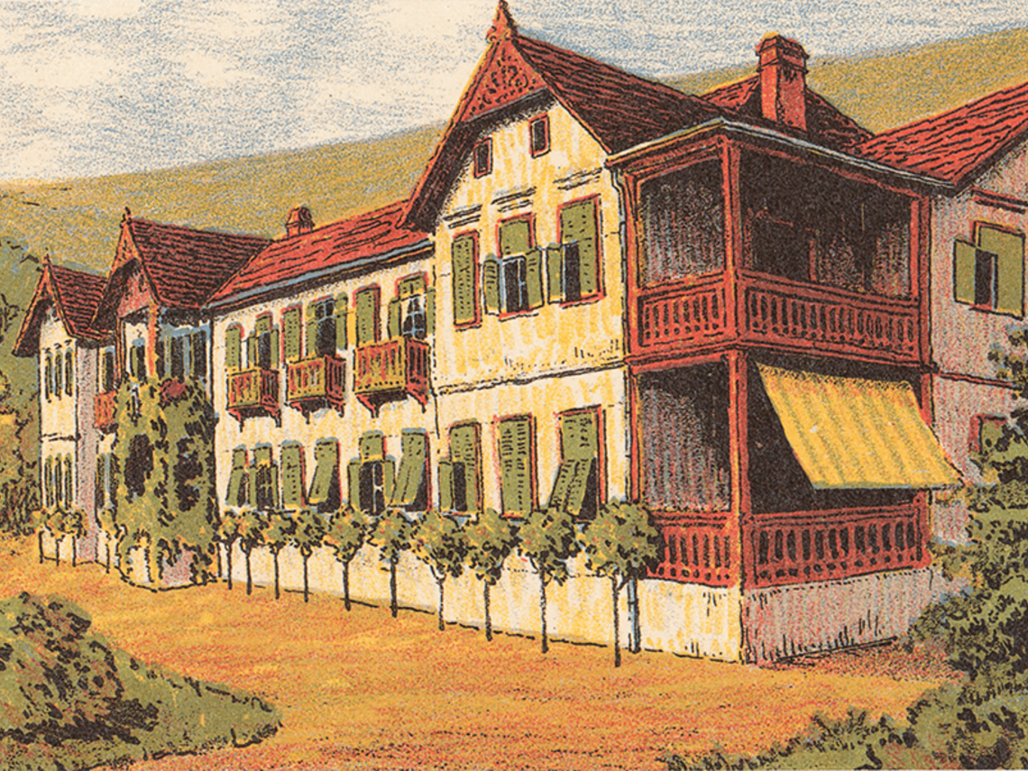 graphic representation of the Kurbad Tatzmannsdorf GmbH in 1995