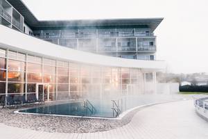 Hotel Vital in winter at Reduce health resort in Burgenland