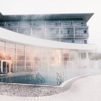 Outdoor pool at REDUCE Hotel Vital ****S