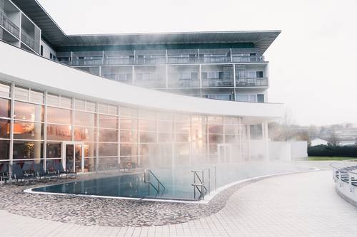 Outdoor pool at the REDUCE Hotel Vital****S in Bad Tatzmannsdorf