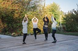 Yoga on the Yoga Deck at the REDUCE Yoga on the Yoga Deck at the REDUCE