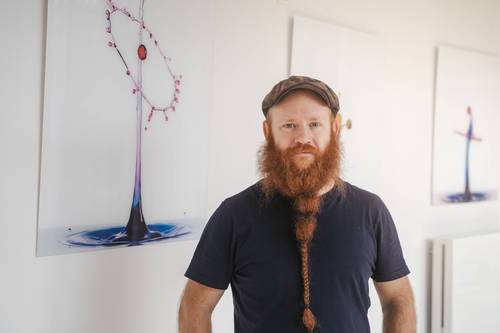Stefan Brenner in the gallery KunstReich in the REDUCE Hotel Vital ****S