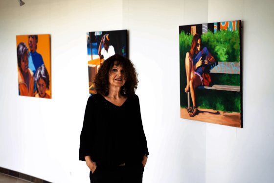 Helga Graf visits the Kunstreich gallery near the Reduce health resort