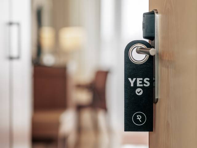 Room with door sign Yes at REDUCE Hotel Vital