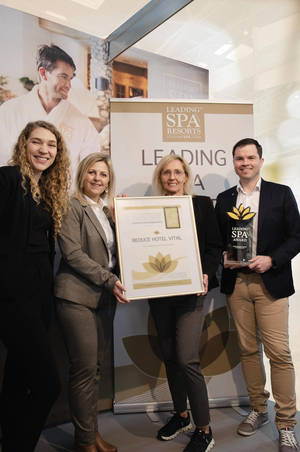 Presentation of the Leading SPA Award to the Reduce health resort in Burgenland
