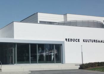 Exterior view of the REDUCE cultural hall