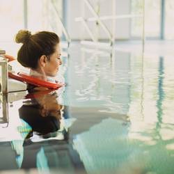 Spinal column stretching at the REDUCE health resort Bad Tatzmannsdorf