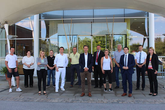 Mag. Andreas Leitner and the management team of the REDUCE health resort