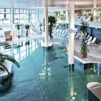 Indoor pool at REDUCE Hotel Vital ****S in Bad Tatzmannsdorf