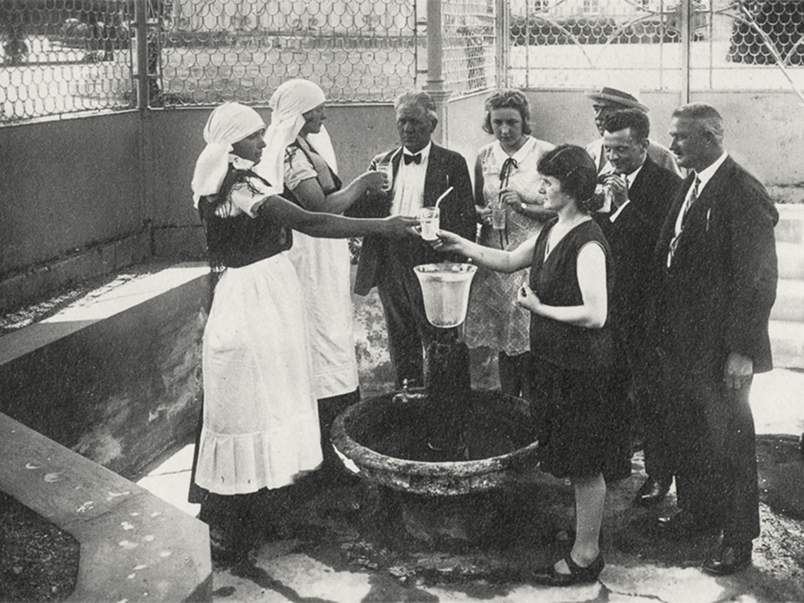 newly developed Marienquellen well in 1763