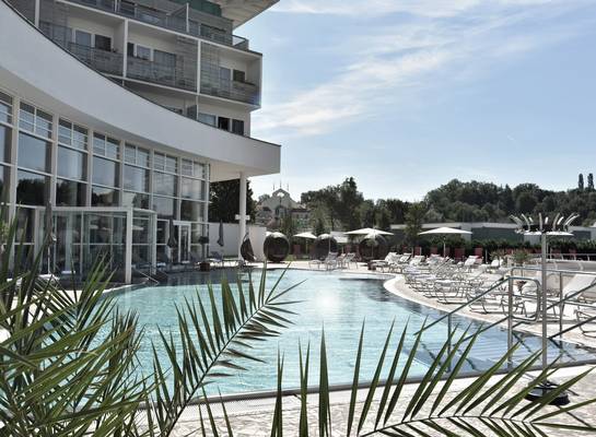 Outdoor pool at REDUCE Hotel Vital ****S in Bad Tatzmannsdorf