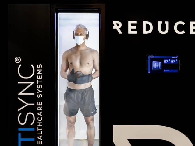 Cold chamber at the REDUCE health resort