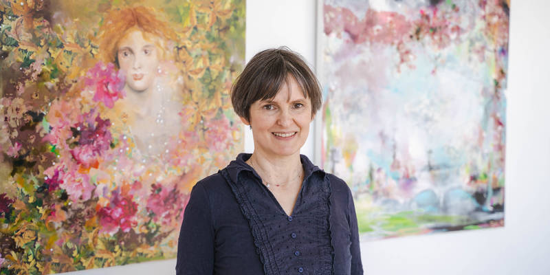 Artist Christin Breuil Pala in the gallery KunstReich