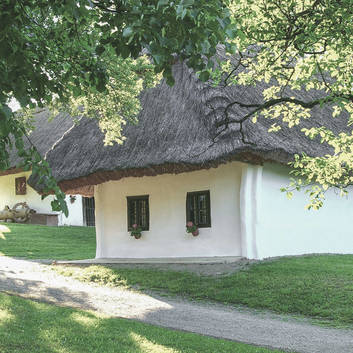 Farmhouse in Dazumal Open-air museum & arcaded wine tavern